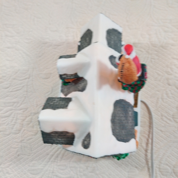 Starbucks Rare 2001 Christmas Sumatra Coffee Blend Lighted Santa House Vintage - Picture 9 of 16